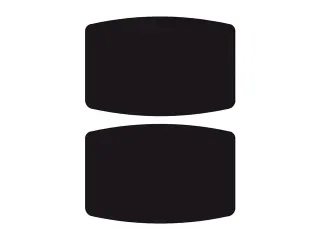Etiket voor bordkrijt Avery 10 stuks 95x63mm - 2