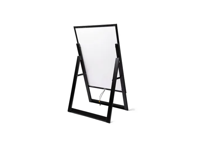 Verlicht Stoepbord LED Slide In A1 Zwart