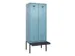 locker met bank,voor scheiding van kleding,HxBxD 2120x800x815mm,2vak