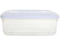 Vershouddoos Met Deksel Rechthoekig 3 Liter Transparant