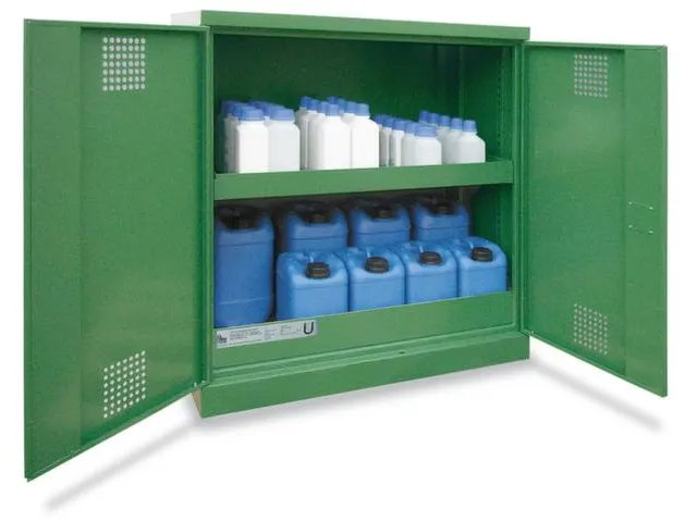 Milieukast 1000x950x500mm 1 Opvanglegbord 1 Bodemopvangbak groen