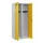 locker voor scheiding van kleding,HxBxD 1850x800x500mm,2vak