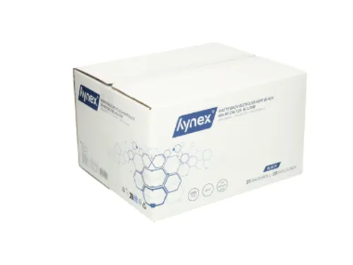 Afvalzak Hynex 60x80cm LDPE recycled T40 60L zwart rol à 20 stuks