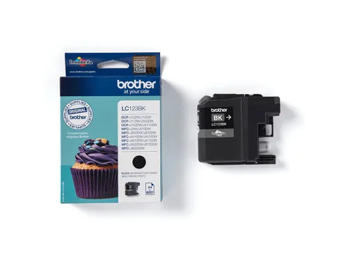 Inktcartridge Brother LC-123BK zwart