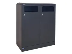 Bica 712 Buitenafvalbak 2x100 Liter Antraciet