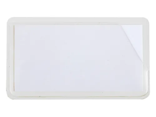 etikethouder,HxL 58x100mm,achterzijde zelfklevend,wit