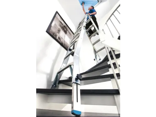multifunctionele telescoopladder,4x5,sporten,balk L 5,35m,aluminium