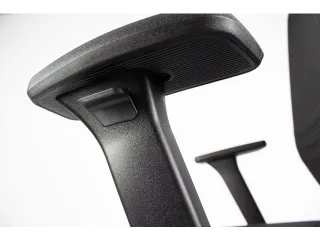 Bureaustoel EN1335 Linea Omnia 01 zwart/zwart met 3D armleuning en alu - 10
