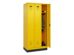 locker,HxBxD 1950x900x500mm,3vak,vak B 300mm,cil.-slot,sokkel