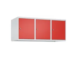 opzetkast,v. locker,3vak.,vak B 400mm,HxBxD 500x1200x500mm,vleugeldeur