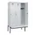 locker met bank,HxBxD 2120x1200x815mm,3vak,vak B 400mm,draaigrendel
