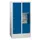 lockerkast,HxBxD 1187x600x500mm,2x3vakken,RAL7035,front RAL7035