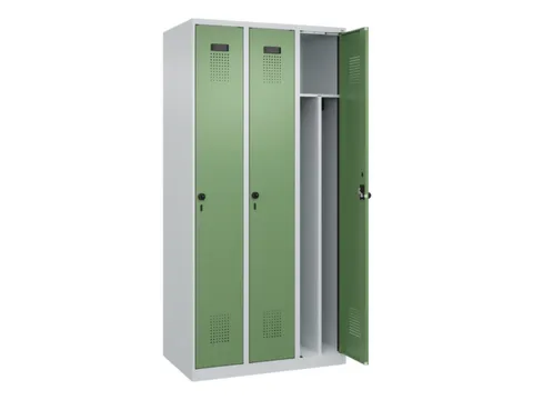 locker voor scheiding van kleding,HxBxD 1850x900x500mm,3vak