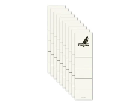 Ordneretiket Kangaro insteek breed pak à 10 st.
