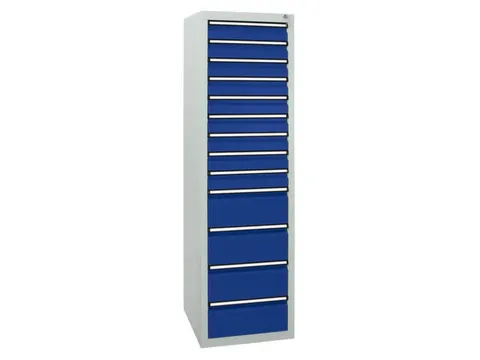 ladekast,HxBxD 1800x500x500mm,13lade(n),centr. vergrendeling