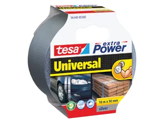 Plakband Tesa 50mmx10m extra Power zilver - 1
