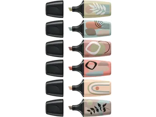 Markeerstift STABILO BOSS naturevibes assorti 6 stuks - 3