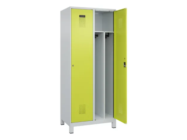 locker voor scheiding van kleding,HxBxD 1950x800x500mm,2vak