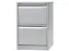 Hangmappenkast 711X47X622 Cm 2 Laden Zilver