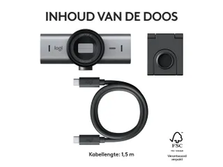 Logitech MX Brio webcam 3840 x 2160 Pixels Grafiet - 5