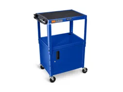 bijzetwagen,HxLxB 610-1060x610x460mm,blauw,2niveau(s)
