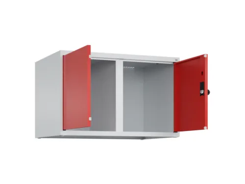 opzetkast,v. locker,2vak.,vak B 400mm,HxBxD 500x800x500mm,vleugeldeur