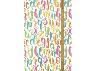 Notitieboekje letters/TC/150-110mm/Multi/Papier - 1