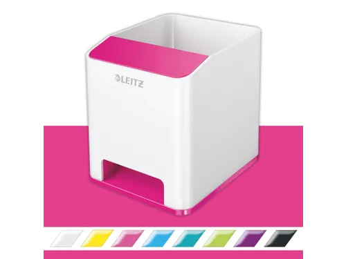 Pennenhouder Leitz WOW wit/roze