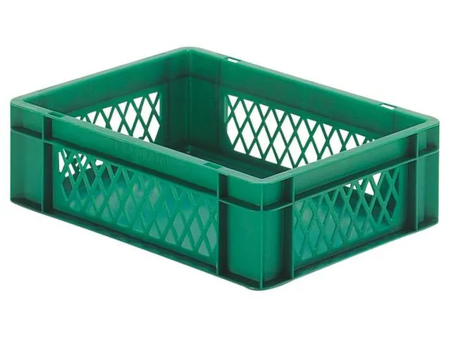 Euronorm-Stapelbak 13l H X L X B 145x400x300mm Groen