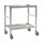tafelwagen,draagverm. 150kg,2etage(s),laadvl. LxB 625x414mm