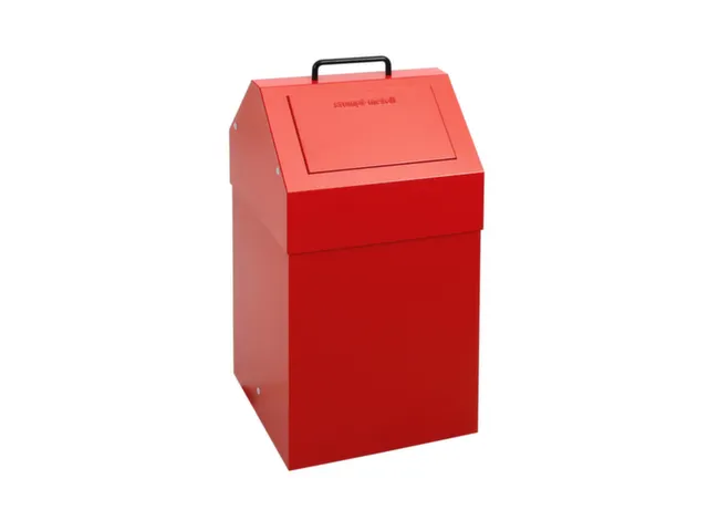 conteneur de tri sélectif,coupe-feu,1x45l,HxlxP 640x330x310mm