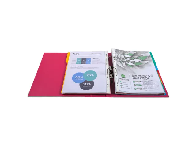 Classeur à levier Prem'Touch intérieur et extérieur en polypropylè