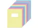 Schrift Kangaro A5 lijn pastel assorti kleuren pak a 10 stuks