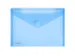 Enveloptas Foldersys A5 PP dwars transp blauw A5 Velcro Envelop Blauw