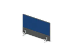 opzetpaneel bureau aanbouw zijkant MS-donkergrijs BN6016-blauw 800mm