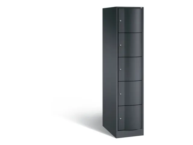 armoire multicases,corps RAL7021,face avant RAL7021
