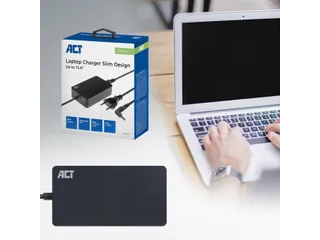 Laptop Oplader ACT Compact universeel 65W - 6