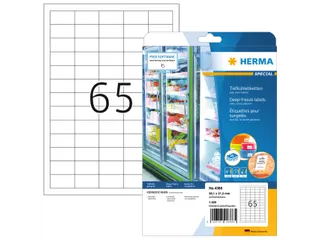 HERMA 4388 Diepvries etiketten A4 38.1x21.2mm Wit 1625 stuks - 1
