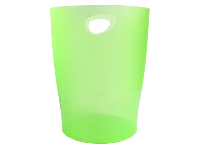 ECOBIN Papiermand 15 L appelgroen transp.