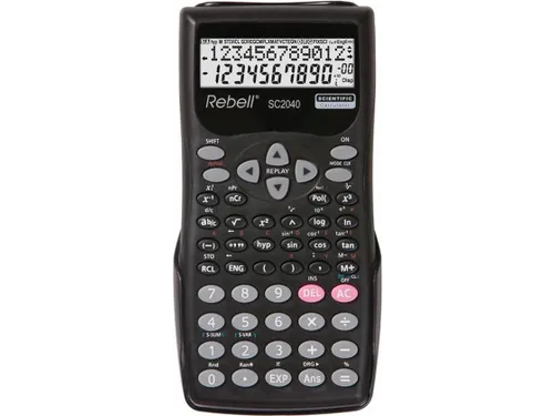 Calculator Rebell-SC2040-BX zwart wetenschappelijk