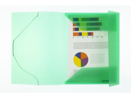 Elastomap Kangaro A4 PP transparant groen