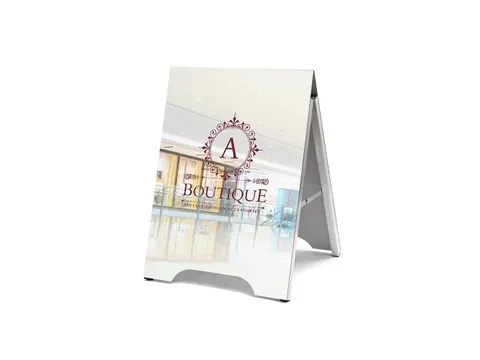 Stoepbord Spiegel 50x70cm BOND panelen met Print
