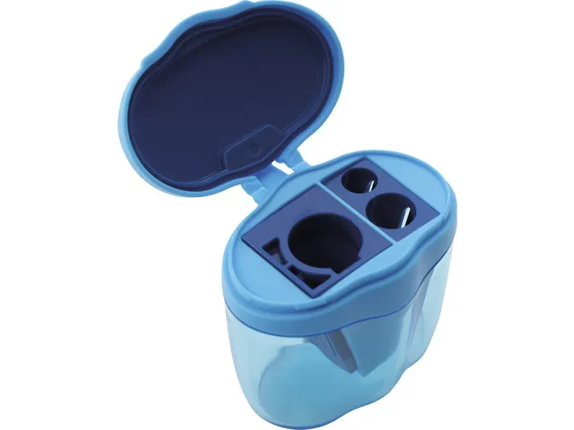 Taille-crayon Eberhard Faber 3 trous bleu