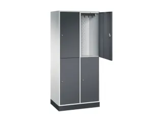 grootvolume garderobekast,HxBxD 1950x820x500mm,2x2vak.,vak B 360mm - 1