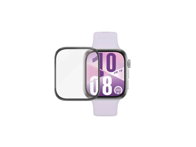 PanzerGlass Screen Protector w. Black Frame Huawei Watch Fit 4, Hua