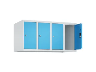 opzetkast,v. locker,4vak.,vak B 250mm,HxBxD 500x1000x500mm,vleugeldeur - 2