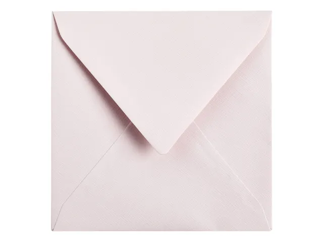Enveloppe Papicolor 140x140mm rose clair paquet 6 pièces