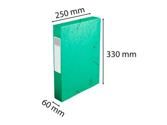 CARTOBOX glanskarton rug 60mm groen