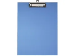 Klemplaat gecoat papier A4 blauw