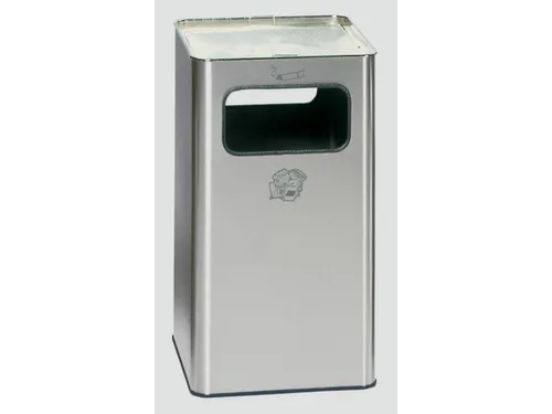 Combi-Asbak 755x430x430mm Rvs Asbak Aluminium Zeef Verzinkt 72 Liter